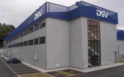 DSV Transport Logistikzentrum Hochregallager